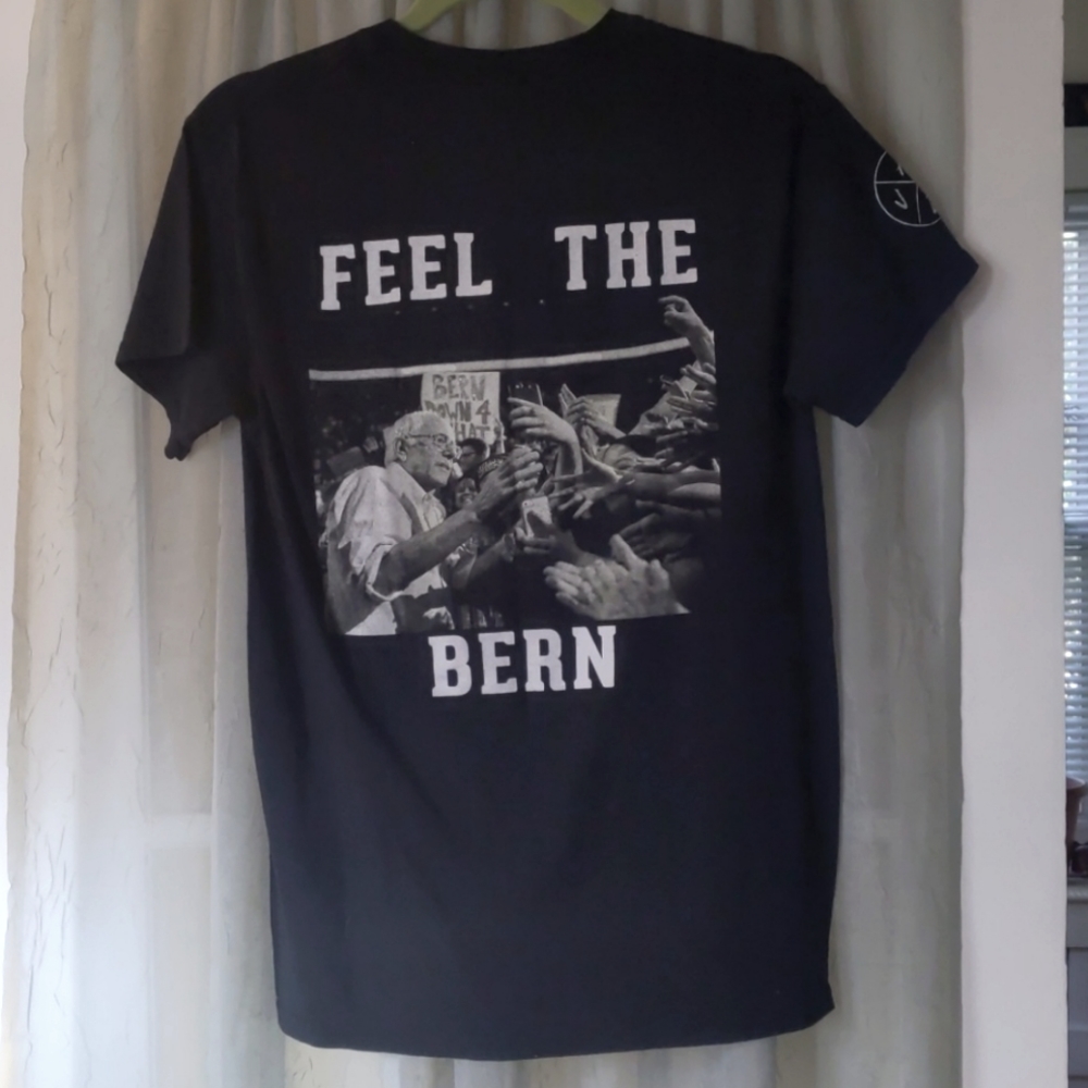 "FEEL THE BERN" Bernie Sanders '16 Hardcore Tee